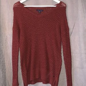 Red AEO sweater